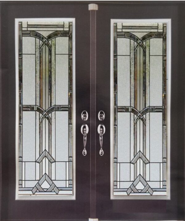 Meridian Stained Glass Door Insert