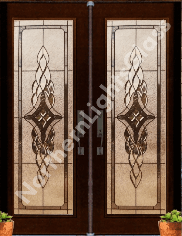 Vega Stained Glass Door Insert